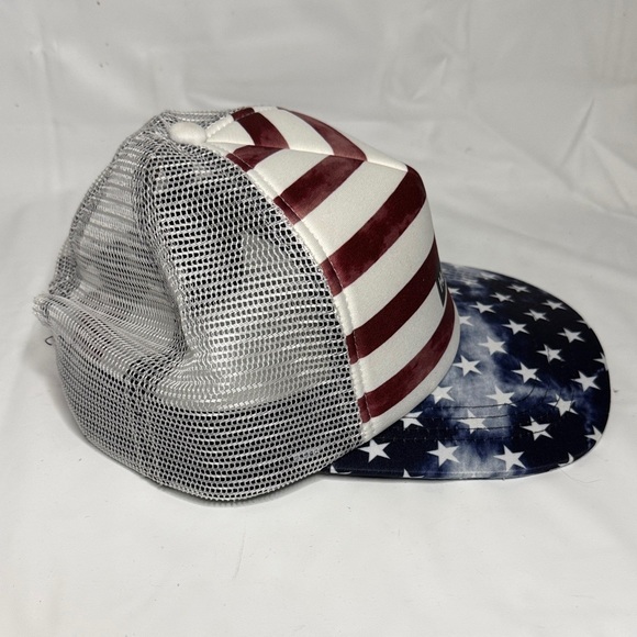 Hurley Red, White, and Blue Star Striped Hat - Picture 4 of 6